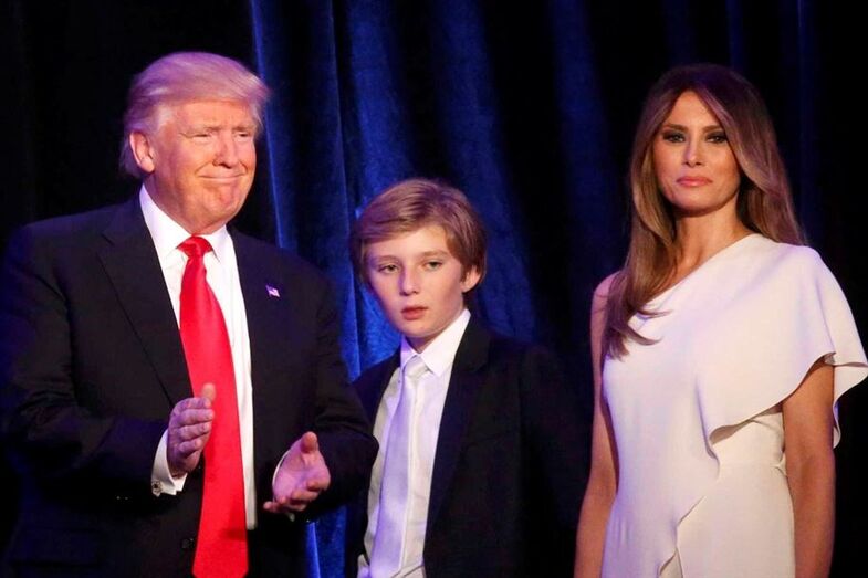 Barron é o único filho de Melania e Donald Trump