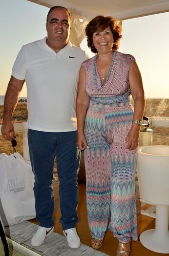Dolores Aveiro e o companheiro, José Andrade