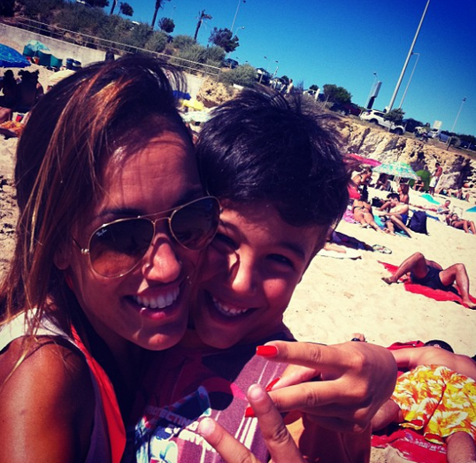 Liliana com Miguel Ângelo