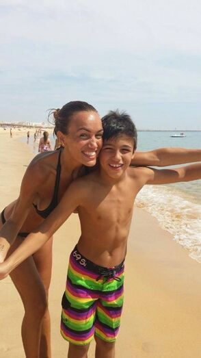 Liliana com Miguel Ângelo