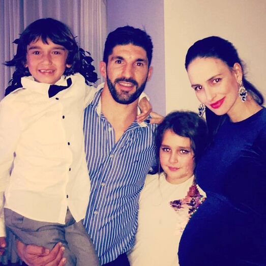 Lúcia Garcia e Bruno Aguiar são pais