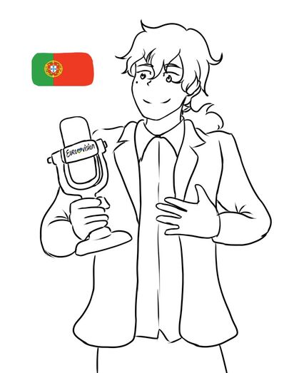 Artistas criam várias ilustrações de Salvador Sobral 