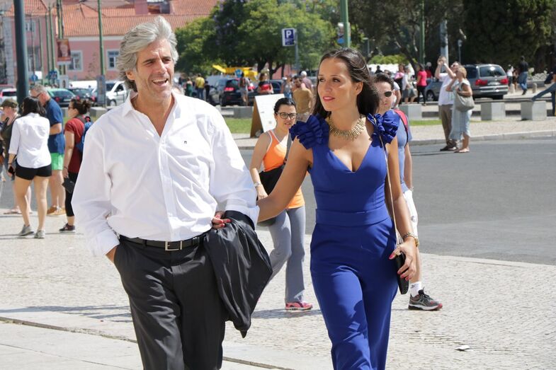 Mico da Cãmara Pereira e a namorada, Raquel Mendes