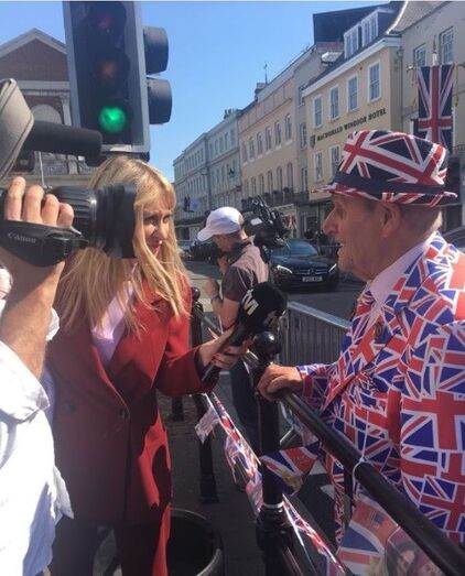 Os looks divertidos de Judite  em Londres 