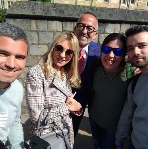 Os looks divertidos de Judite  em Londres 