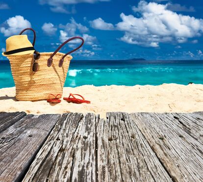 O que leva no saco de praia?