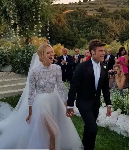 As imagens mais bonitas do "casamento real de Itália" 