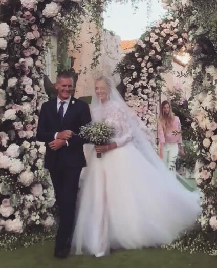 As imagens mais bonitas do "casamento real de Itália" 