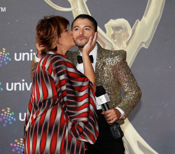 Júlia Pinheiro e o filho Rui Maria Pêgo