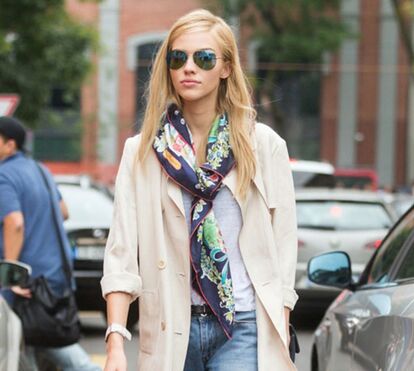 Lenço, um 'must have' que altera qualquer look ... para melhor