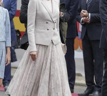 O look de Letizia no Dia da Hispanidade