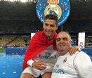 Cristiano Ronaldo com o namorado de Dolores Aveiro, José Andrade
