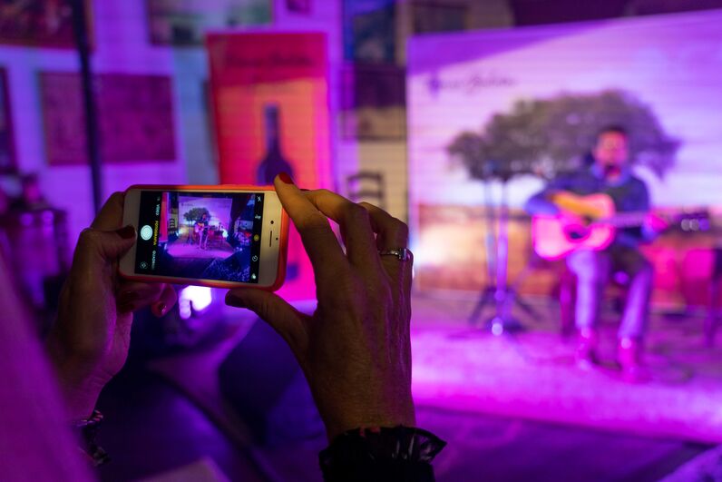 Famosos celebram Magusto com vinho tinto no bairro do Beato, em Lisboa, ao som de Miguel Araújo