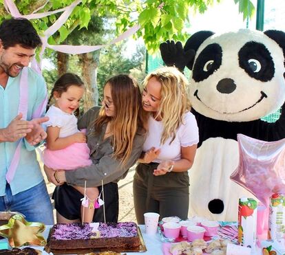 Bárbara Norton de Matos e ex-marido juntos pela filha Flor